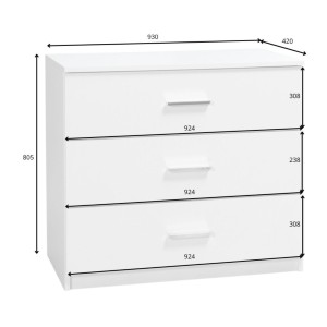 Commode PANAREA dimensions