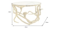 Table basse VIPEREA dorée 67cm dimensions