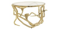 Table basse VIPEREA dorée 67cm