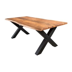 Table basse ARKAYA 120cm avec pieds en X