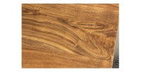 Zoom sur la texture du plateau de la table basse ARKAYA 120cm avec pieds en X