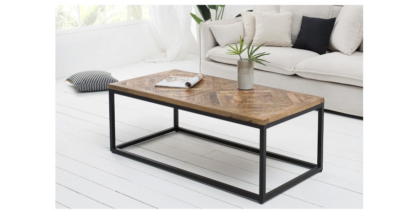 Table basse ZAREL 100cm mise en situation