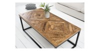 Table basse ZAREL 100cm vue de haut