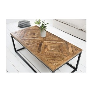 Table basse ZAREL 100cm vue de haut