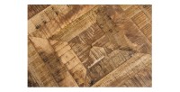 Zoom sur le plateau de la table basse ZAREL 100cm