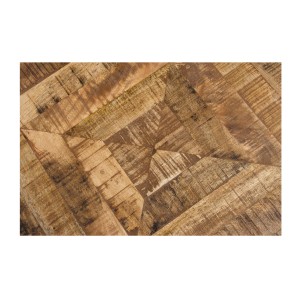 Zoom sur le plateau de la table basse ZAREL 100cm