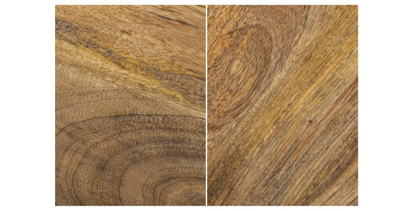 Zoom sur la texture du plateau de la tables basses gigognes KANEVIA