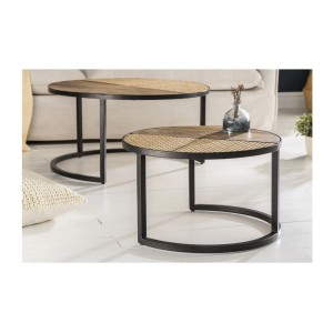 Tables basses gigognes KANEVIA vue de face