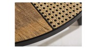 Zoom sur la texture des plateaux de la tables basses gigognes KANEVIA