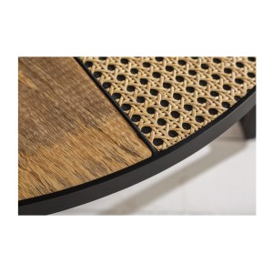Zoom sur la texture des plateaux de la tables basses gigognes KANEVIA