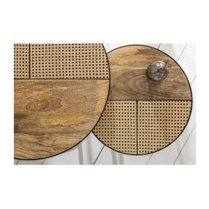 Zoom sur les plateaux des tables basses gigognes KANEVIA