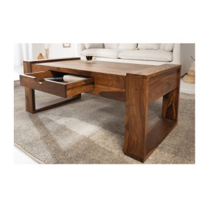 Table basse MOKARA 100cm ouverte