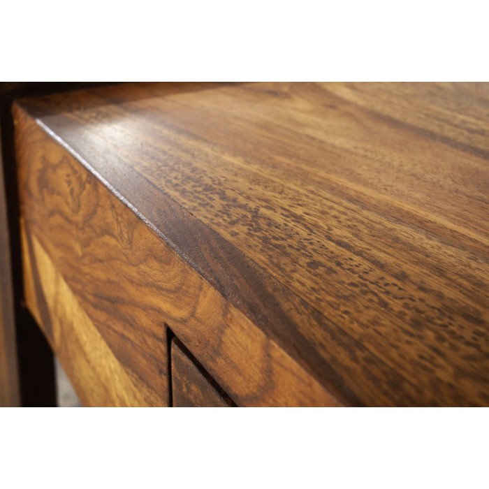 Zoom sur le plateau de la table basse MOKARA 100cm