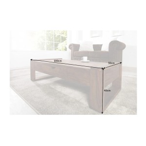 Table basse MOKARA 100cm dimensions