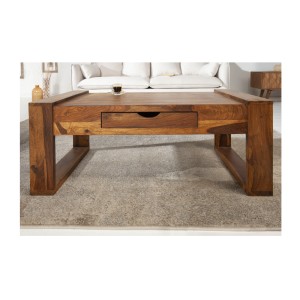 Table basse MOKARA 100cm vue de face