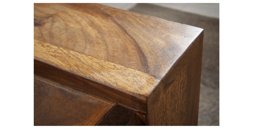 Zoom sur la texture de la table basse MOKARA 100cm