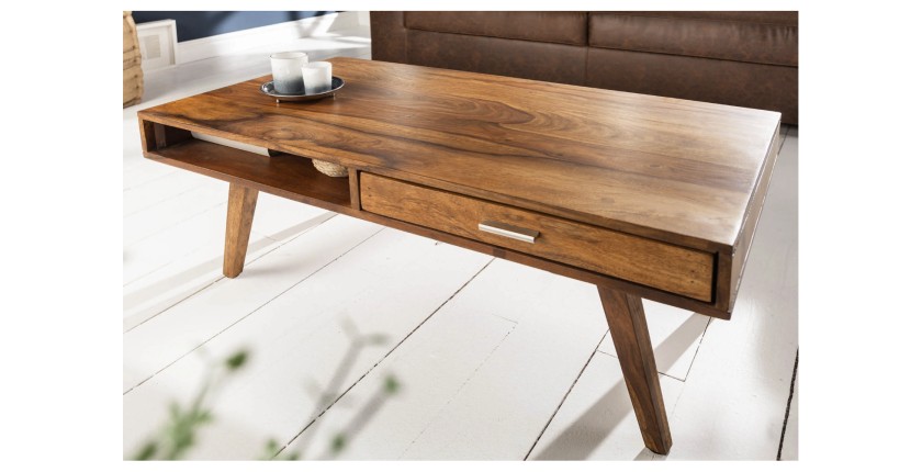 Table basse SCANOVA 100cm vue de haut
