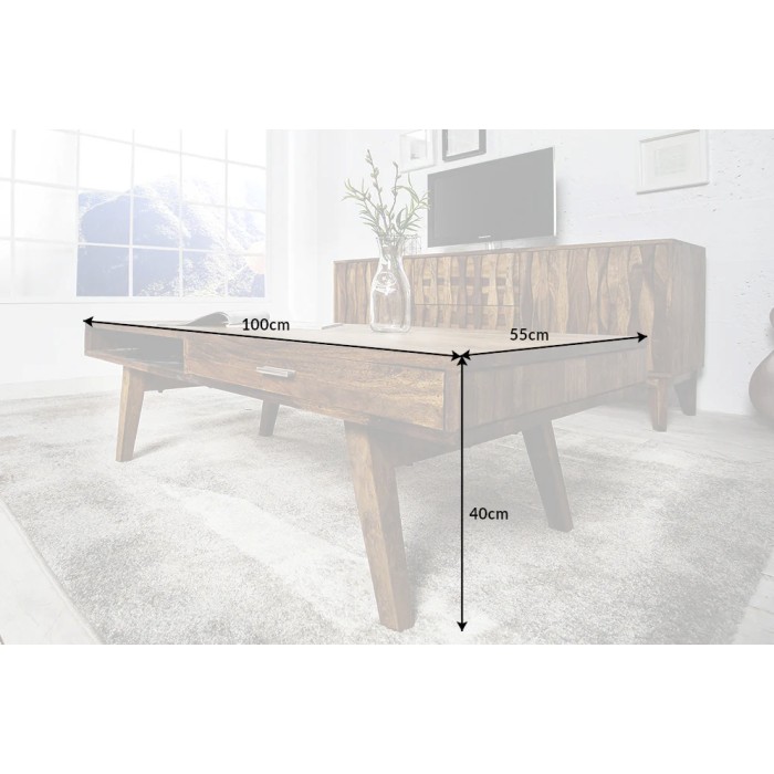 Table basse SCANOVA 100cm dimensions