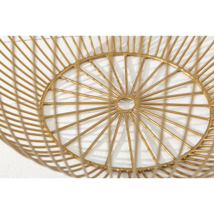 Zoom sur le bas de la structure de la table basse ELYSKA 41cm