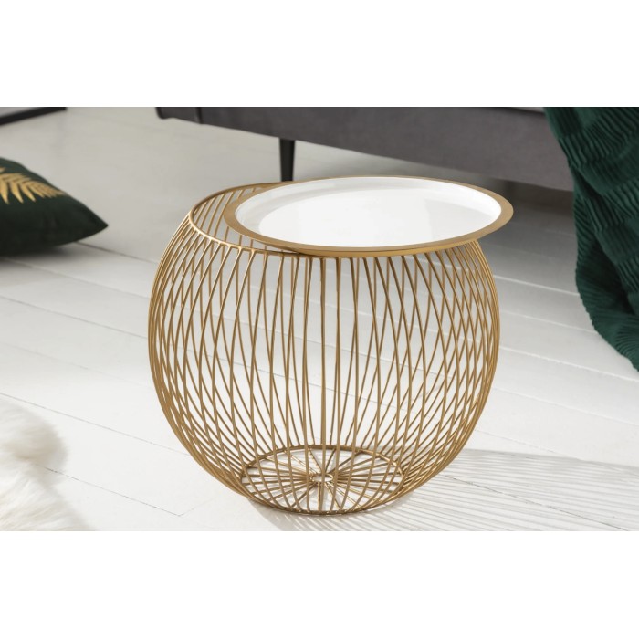 Table basse ELYSKA 41cm avec son plateau amovible