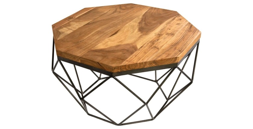 Table basse NEXORA 70cm en bois de manguier