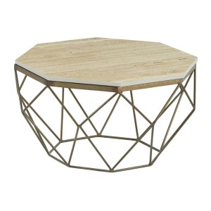 Table basse NEXORA 70cm en travertin