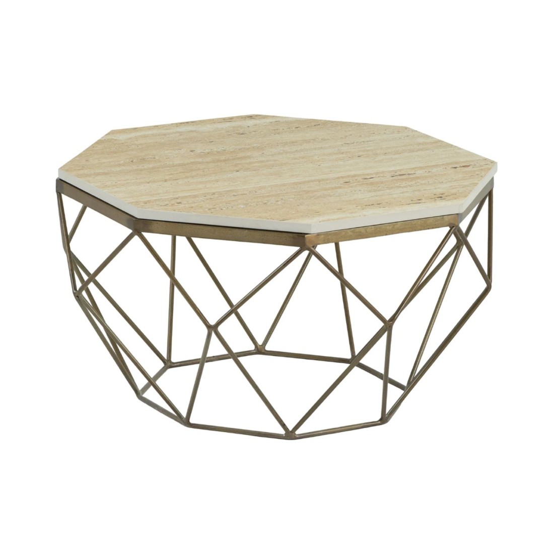 Table basse NEXORA 70cm en travertin