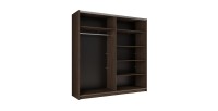 copy of Armoire ARSALA 2 portes coulissantes avec miroir beige sable 151 cm
