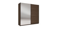 copy of Armoire ARSALA 2 portes coulissantes avec miroir beige sable 151 cm