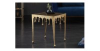 Table basse LAGUNA 46cm dorée mise en situation