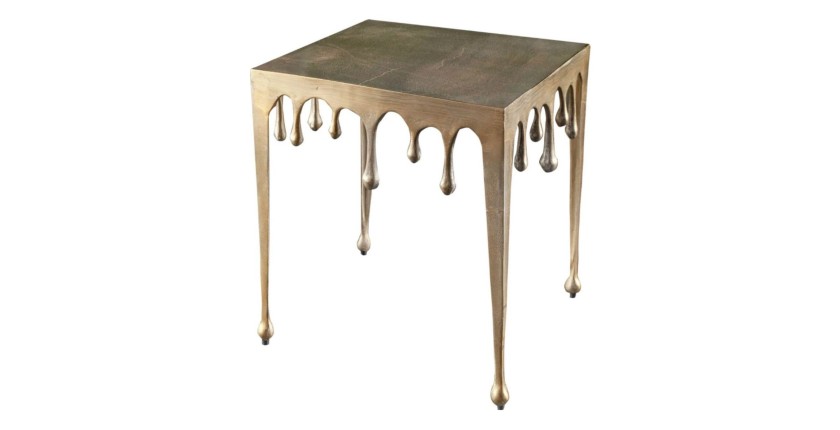 Table basse LAGUNA 46cm dorée