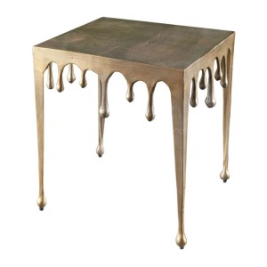 Table basse LAGUNA 46cm dorée