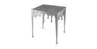 Table basse LAGUNA 46cm argentée