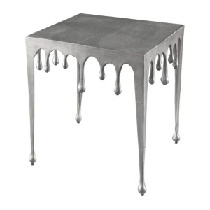 Table basse LAGUNA 46cm argentée