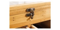 Zoom sur les détails de la table basse CURIONA 100cm