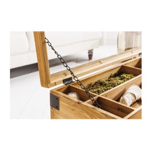 Zoom sur le système d'ouverture de la table basse CURIONA 100cm