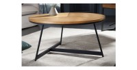 Table basse ZENTOR 80cm vue de face