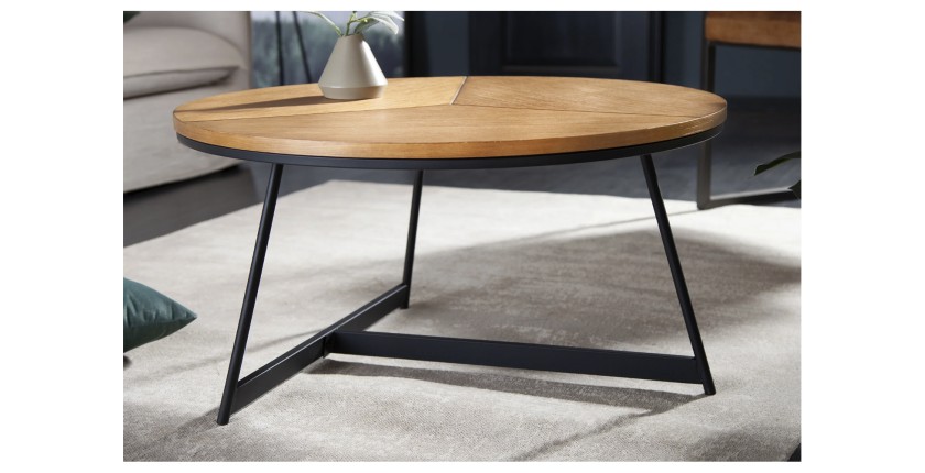 Table basse ZENTOR 80cm vue de face