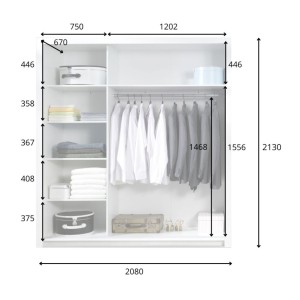 Armoire PANAREA dimensions