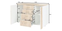 Commode WOOD dimensions