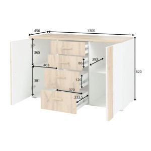 Commode WOOD dimensions