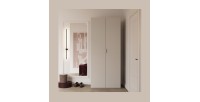Armoire CALMIA cachemire 90 cm avec penderie et étagères