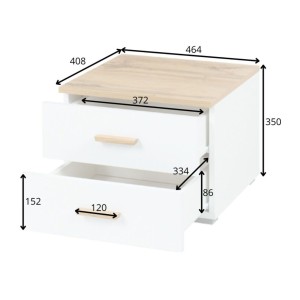 Chevet WOOD dimensions