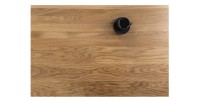 Zoom sur le plateau de la table basse CALDERO 95cm