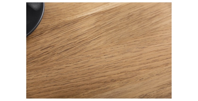 Zoom sur la texture du plateau de la table basse CALDERO 95cm