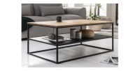 Table basse CALDERO 95cm vue de côté