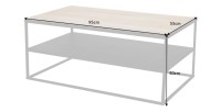 Table basse CALDERO 95cm dimensions