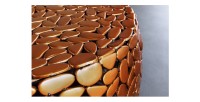 Zoom sur le plateau de la table basse GALEA orange