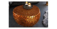 Table basse GALEA orange mise en situation