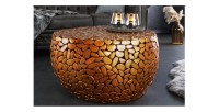 Table basse GALEA orange vue de face